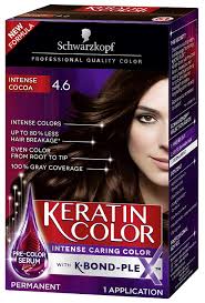 Schwarzkopf Keratin Color Permanent Hair Color Cream 4 6 Intense Cocoa Packaging May Vary