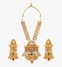 bridal jewellery sets gold from tanishq