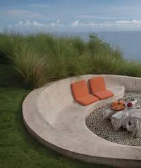 56 Outdoor Concrete Furniture Ideas