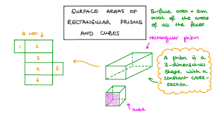 Vidéo de la leçon : Aire de surface des prismes rectangulaires et des cubes  | Nagwa