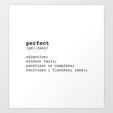 perfect dictionary word definition