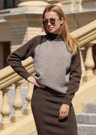 Женский шерстяной свитер реглан | Купить в интернет-магазине