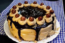 Coffee Chocolate Cake Eggless gambar png