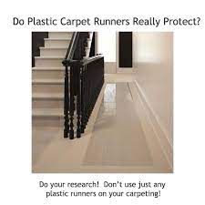 do plastic carpet runners protect