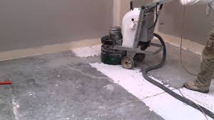 paint removal with concrete grinder