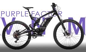venom purple factor fast e bike