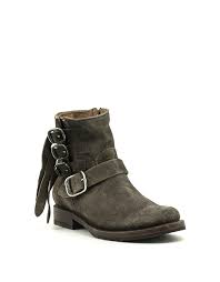 Frye Veronica Strap Short Boot Faded Black At Shoe La La Nelson