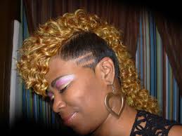 So why not make a mohawk hairstyle out of them? Curly Weave Hairstyles For Black Ladies The Look For Less