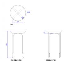 Side Table Dwg Thousands Of Free