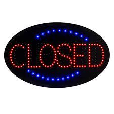 alpine industries led open closed sign