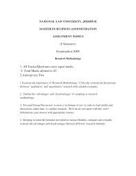 An introduction chapter 2 defining the research problem 2 research methodology. Http Www Nlujodhpur Ac In Downloads Depassmbarm Pdf