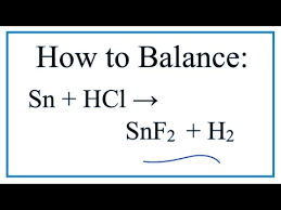 how to balance sn hcl sncl2 h2