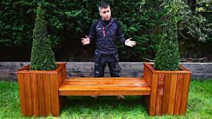 How To Build A Garden Bench With Planters