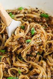 mongolian beef and noodles recipe