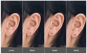 How Big Are 2 Mm Earrings Chart