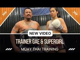 muay thai training with trainer gae