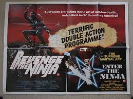 Проклятье дракона / bruce lee: Revenge Of The Ninja Enter The Ninja 80 S Original Uk Quad D B Film Poster 489152856