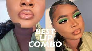 black darkskin women lip tutorial