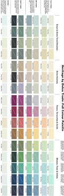 Dulux Heritage Colour Chart Full Range Of 112 Colours