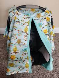 Owl Carseat Cover Boy Car Seat