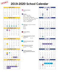 2019 and 2019 2020 calendar