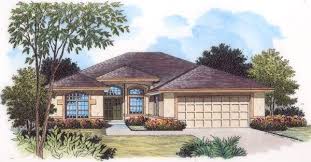 Bed House Plan With Two Car Garage