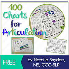 100 Trials Chart Freebie For Articulation Phonology