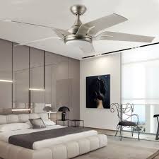 Ceiling Fan With Light Kit And Remote Control 44 In Led Indoor Brushed Nickel For Sale Online Ebay