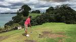 Coolangatta - Russ Davis hitting off the 18th at the Howick Golf ...