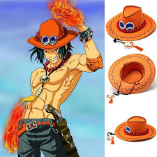 anime portgas d ace cosplay cowboy hat