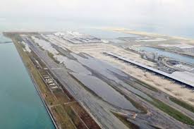kansai airport flooded following