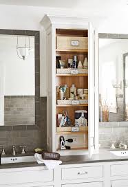 organize bathroom cabinets