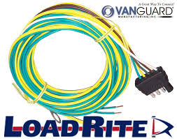 This wiring harness kit is made with separate left and right brake lines from the plug reason why there is no need to run a single wire to a single taillight, and then run a separate wire from that wire, across the trailer and to the other taillight again. 4 Way Trailer Wiring Harness 18 Load Rite Trailers