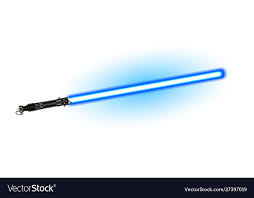 fantasy weapon blue light laser beam
