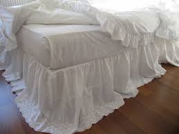 Lace Bed Skirt Bedskirt White Eyelet