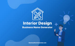 interior design business name generator