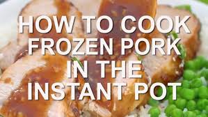 how to cook frozen pork tenderloin in