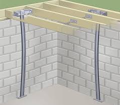 wall bracing methods basement wall
