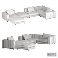 berlin modular sectional sofa 3d model