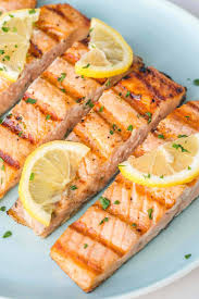 lemon garlic grilled salmon fillets