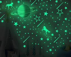 Glowing Stars For Ceiling And Wall Decals