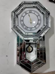 Og Pendulum Glass Wall Clock Size