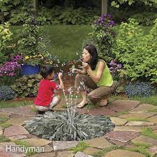 how to build a stone fountain diy
