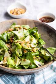 Meanwhile, prepare frozen vegetables according to package directions; Baby Bok Choy Salad With Sesame Dressing Culinary Hill