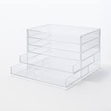 acrylic 5 drawer storage case 無印良