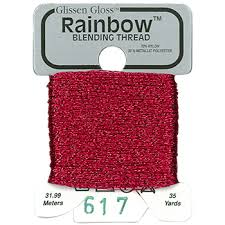 Glissen Gloss Rainbow Blending Thread 617 Red