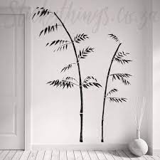 Watercolour Bamboo Wall Decals
