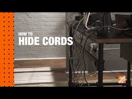 How To Hide Tv Wires On A Wall Desk