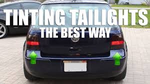 how to properly tint your taillights