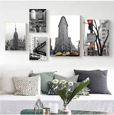 Wall Art Canvas Painting Black